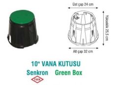 GreenBox Yuvarlak Vana Kutusu 10’’