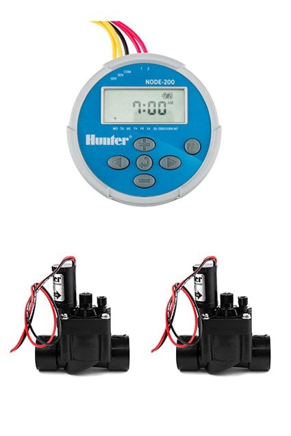 Hunter Pilli Kontrol Ünitesi Ve Solenoid Vana Seti - 2 İstasyon