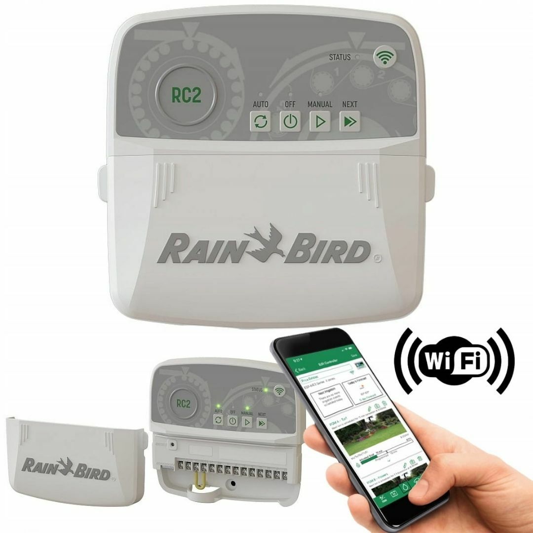 Rain Bird RC2 Wifi Dahil İç Mekan Kontrol Ünitesi 8 İstasyon