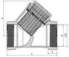 Pislik Tutucu Filtre Metal ( Boyut Seçiniz )