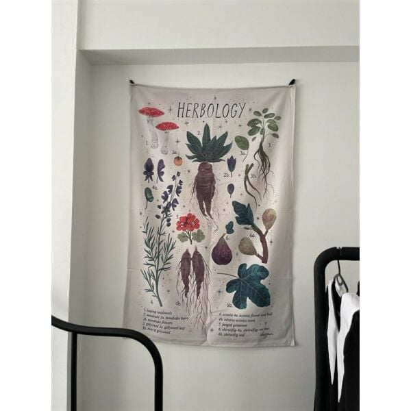 Herbology Duvar Örtüsü - Wall Tapestry I 70 x 100 cm