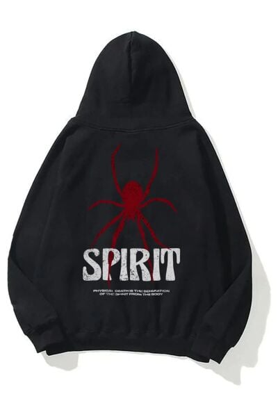 Siyah Spirit Unisex Hoodie