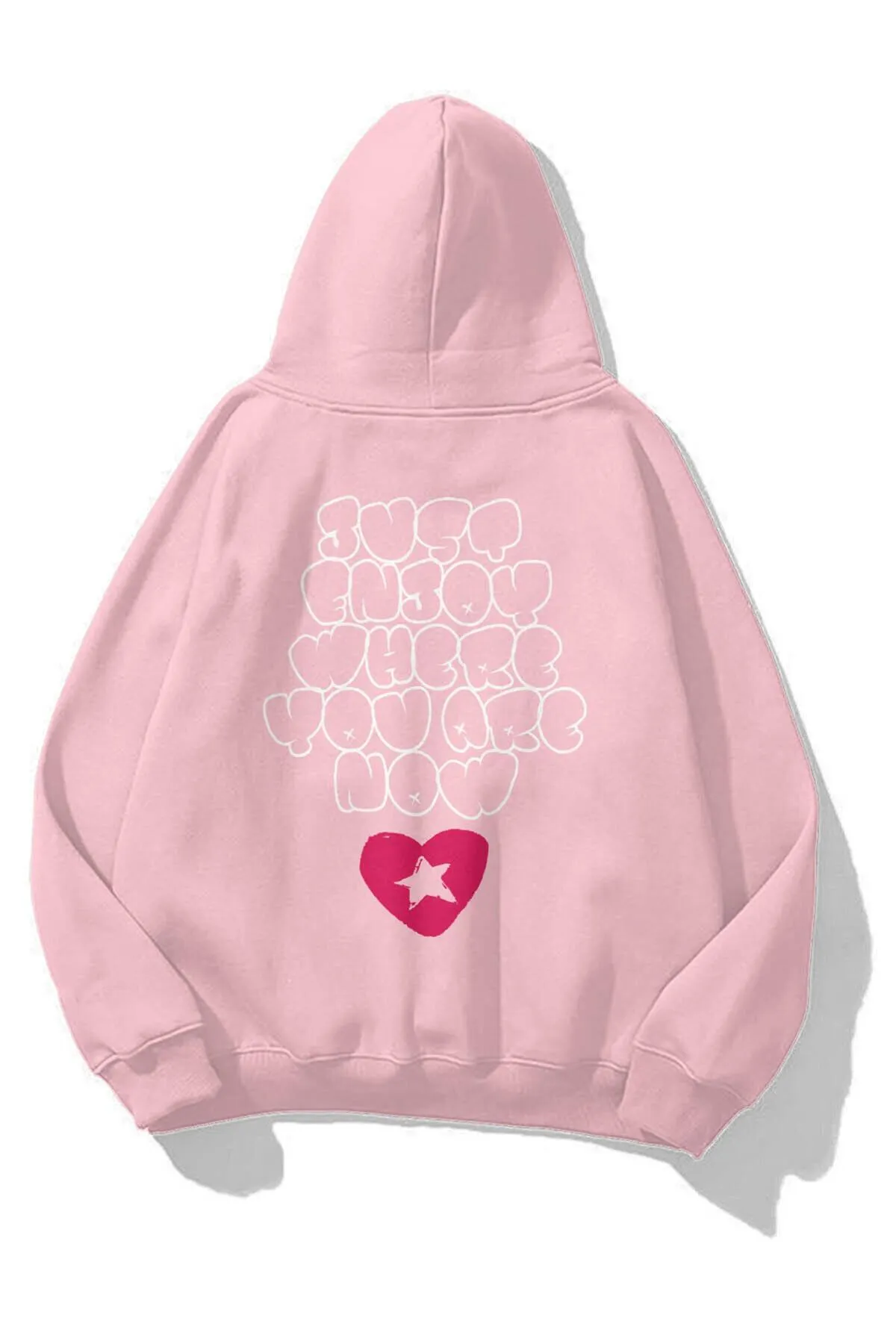 Pembe Just Enjoy Unisex Hoodie