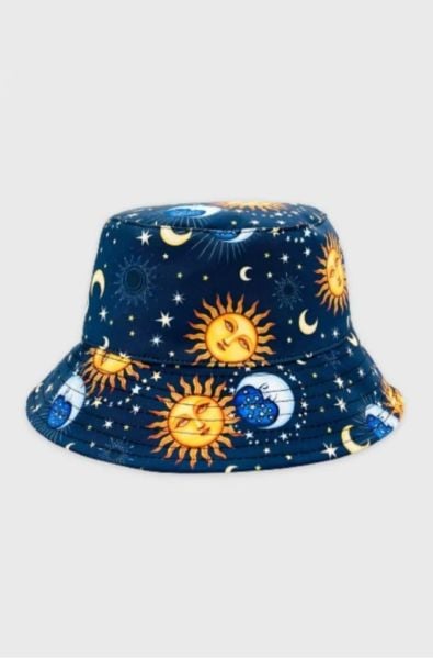 Güneş Ay Balıkçı Şapka Bucket Hat