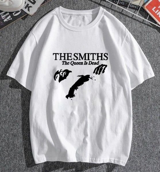 The Smiths Beyaz Unisex Oversize T-shirt