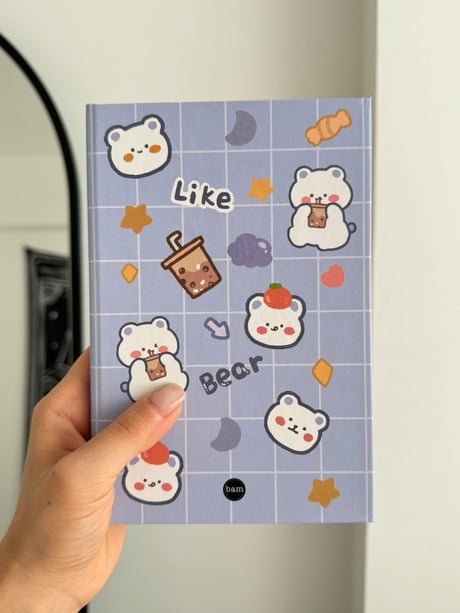 Like Bear Lastikli Sert Kapak Defter