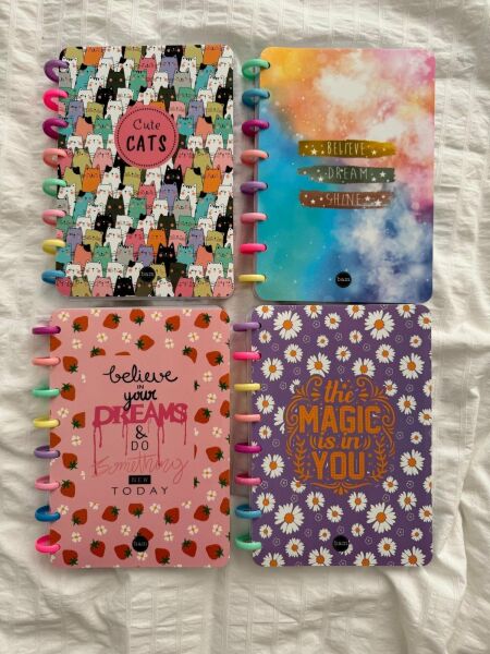 Believe Dream Shine Motto Kalp Spiralli Defter