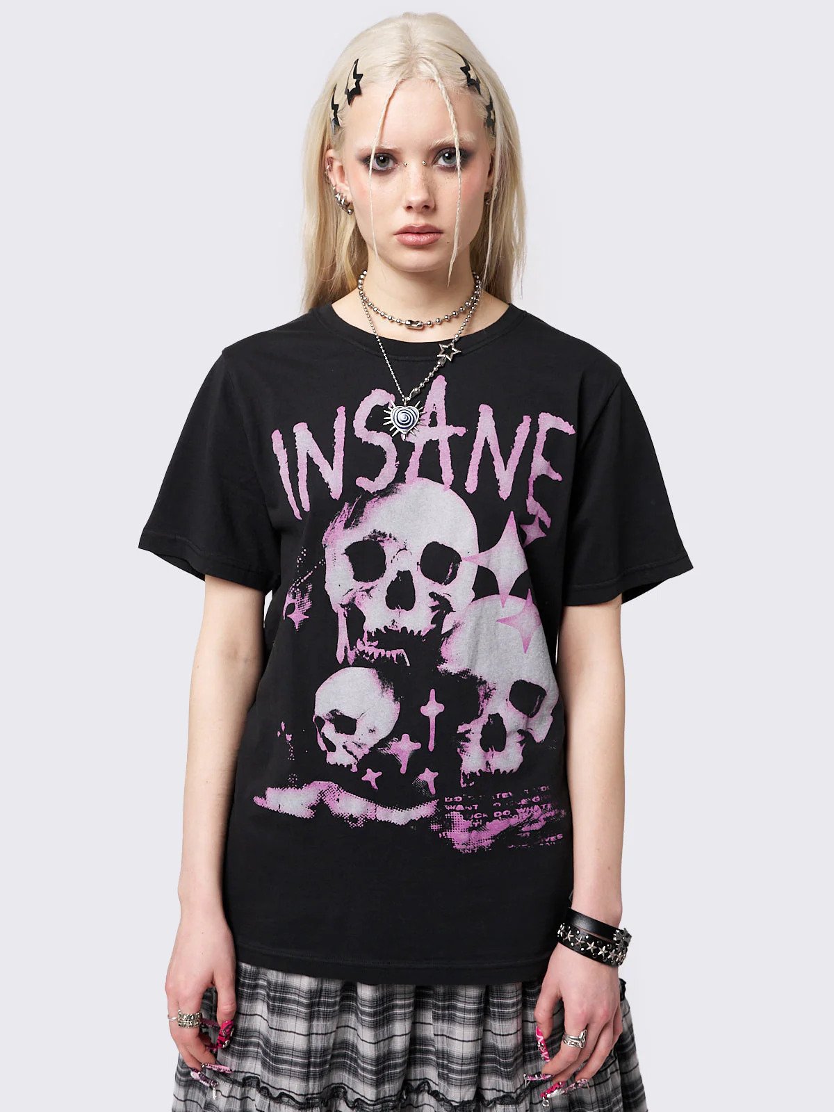 Insane Skull Graphic Oversize T-shirt