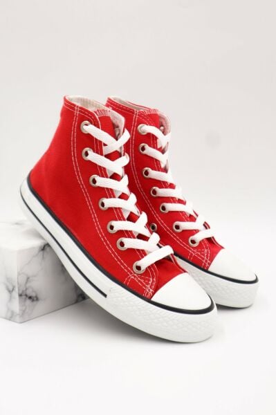 Kırmızı Boğazlı Ayakkabı