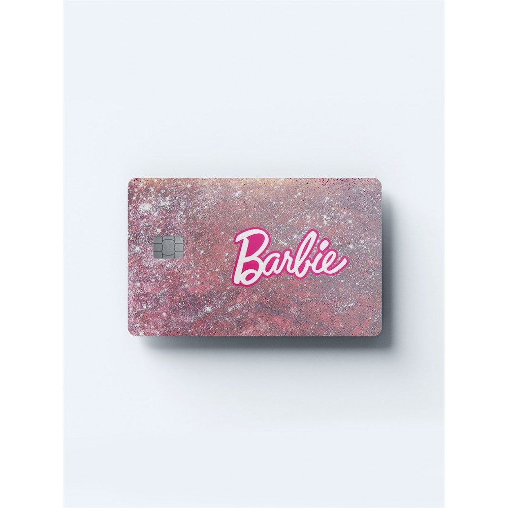 Glitter Barbie Kart Kaplama Sticker