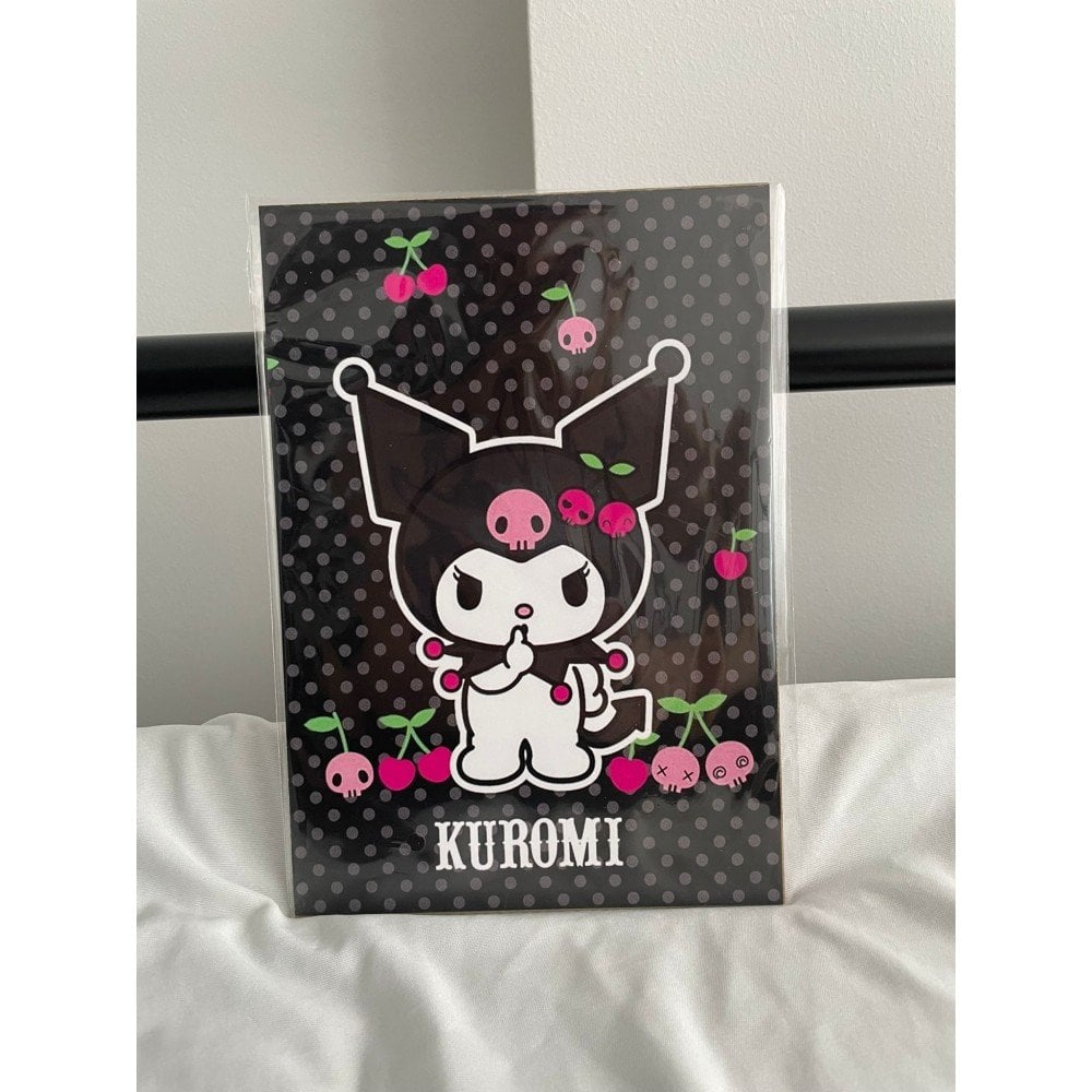 Kuromi Black Ahşap Poster