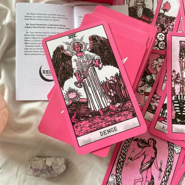 Pink Rider Waite Tarot Destesi