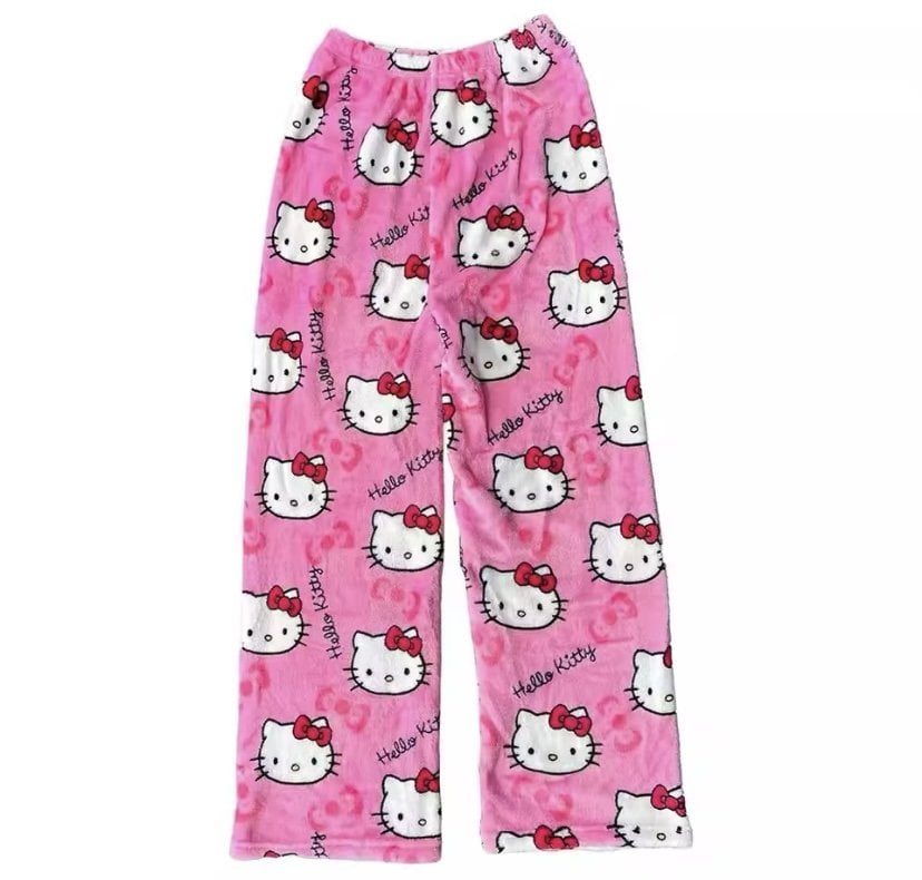 Pembe Hello Kitty Peluş Eşofman