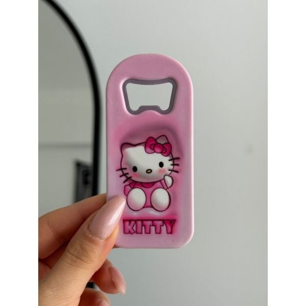 Hello Kitty 3D Baskılı Magnetli Kapak Açacağı