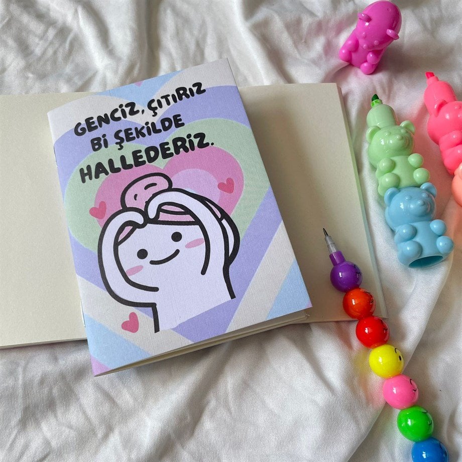 Genciz Çıtırız Mini Çizgisiz Defter