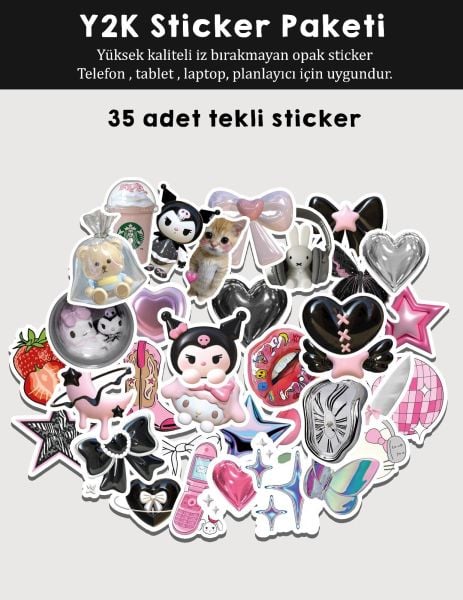 Y2K Sticker Paketi 35li