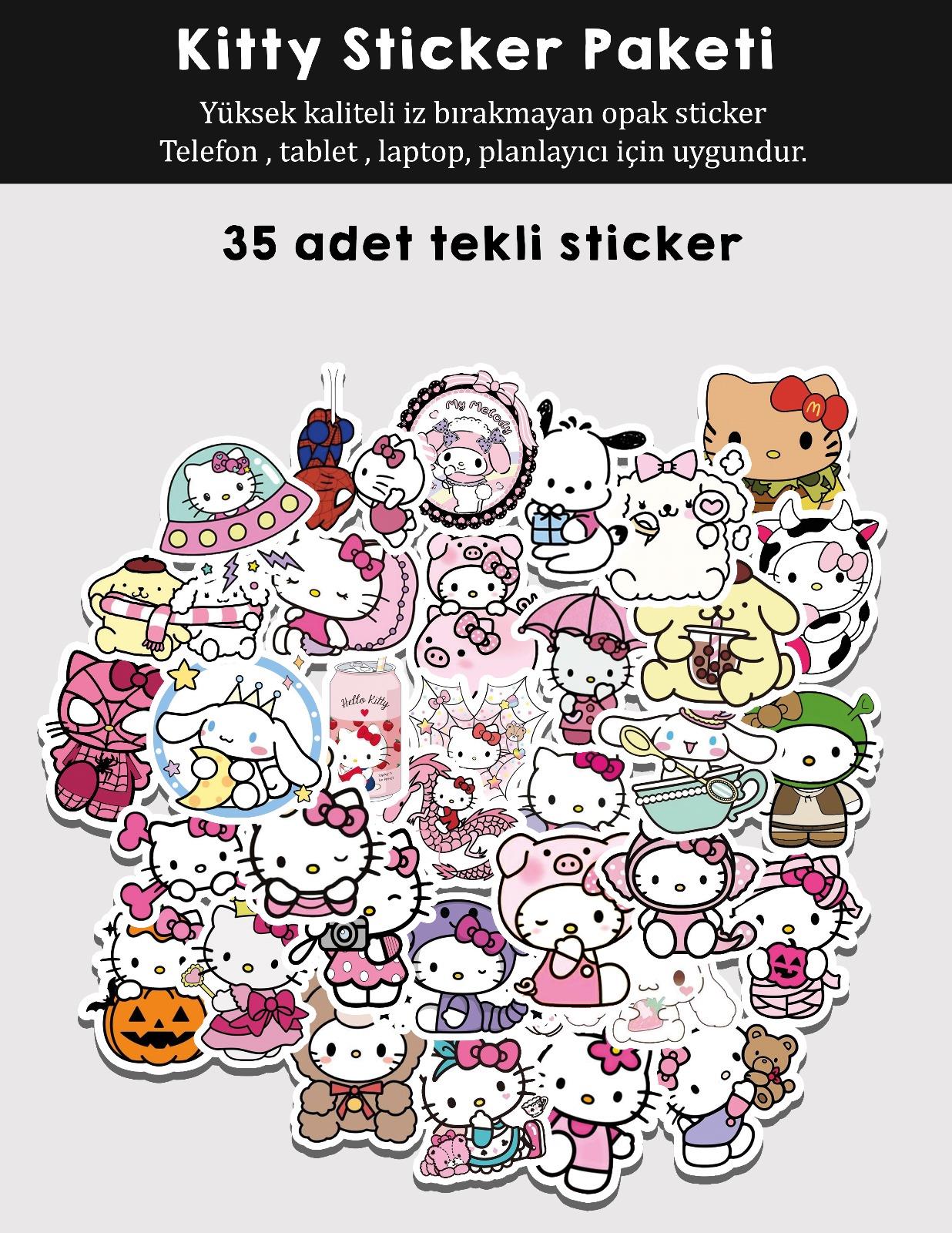 Kitty Sticker Paketi 35li
