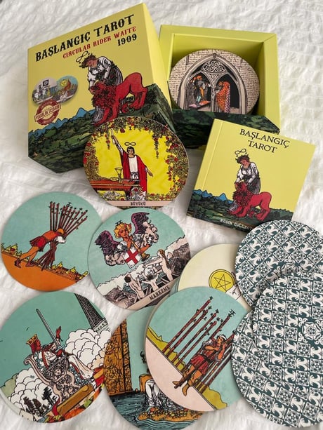 Başlangıç Tarot ve Circular Rider Waite Tarot Kartları I Yuvarlak Tarot Kartları