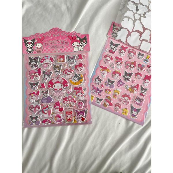 Melody Kabartma Sticker Set