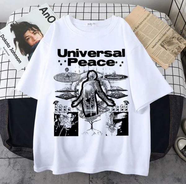 Peace Beyaz T-Shirt ( Unisex )