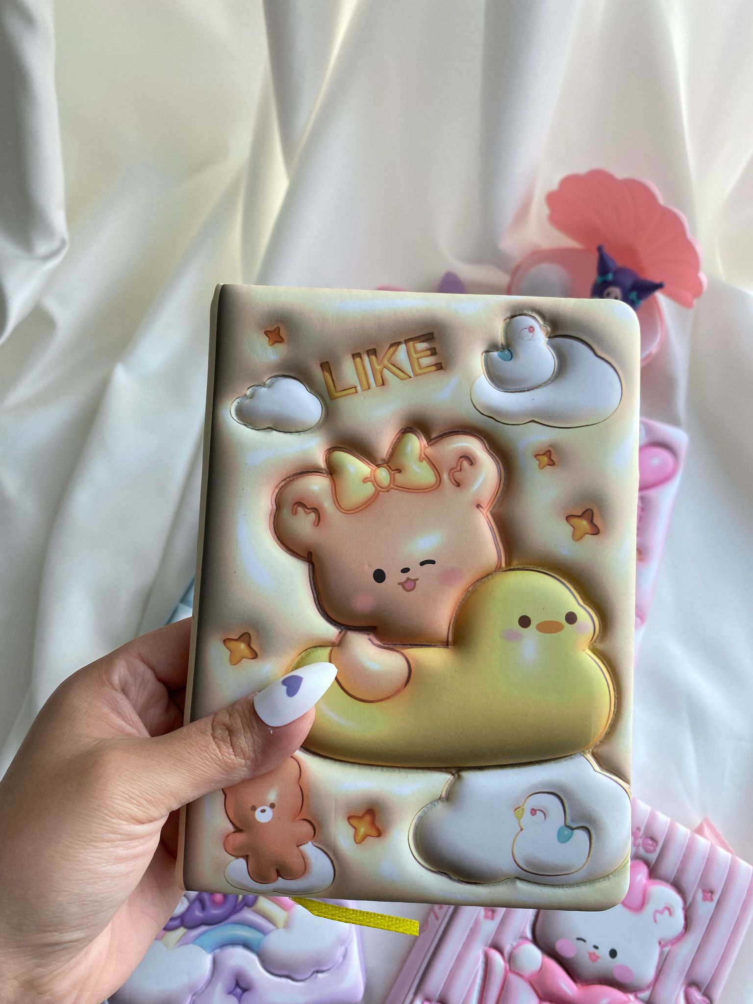 Ducky Bear Puffy Defter