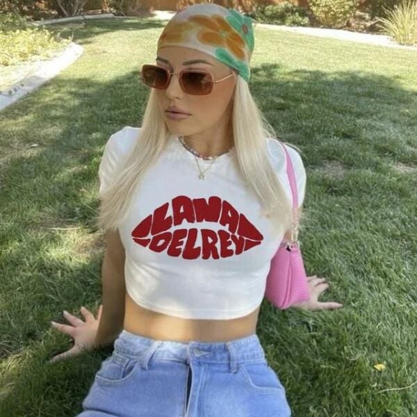 Lana Del Rey Streetwear Crop