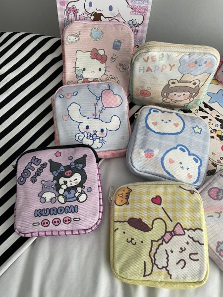 Kawaii Cinnamoroll 2 Bölmeli Organizer Ped Çantası