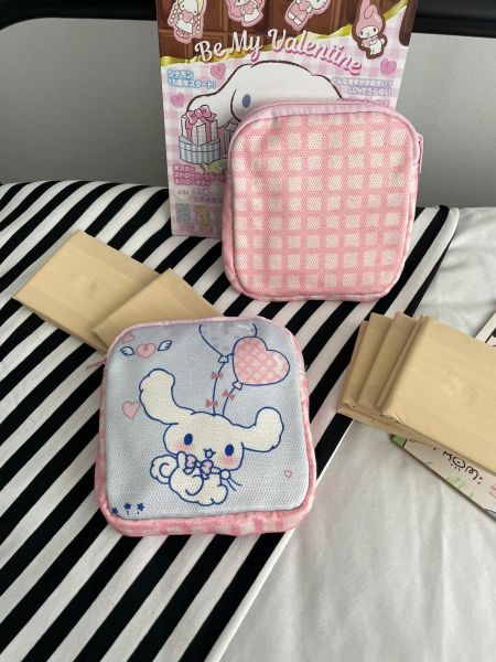 Kawaii Cinnamoroll 2 Bölmeli Organizer Ped Çantası