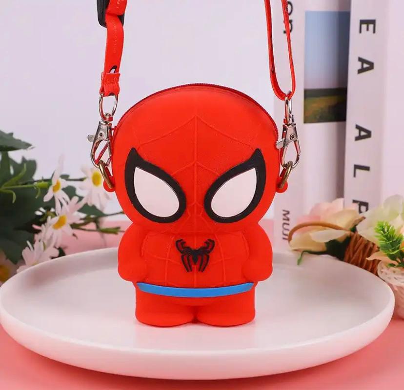 Spiderman Karikatür Crossbody Çanta