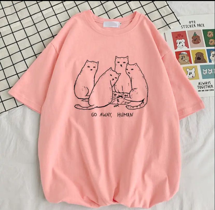 Pembe Cats - Go Away Human (Unisex) T-Shirt