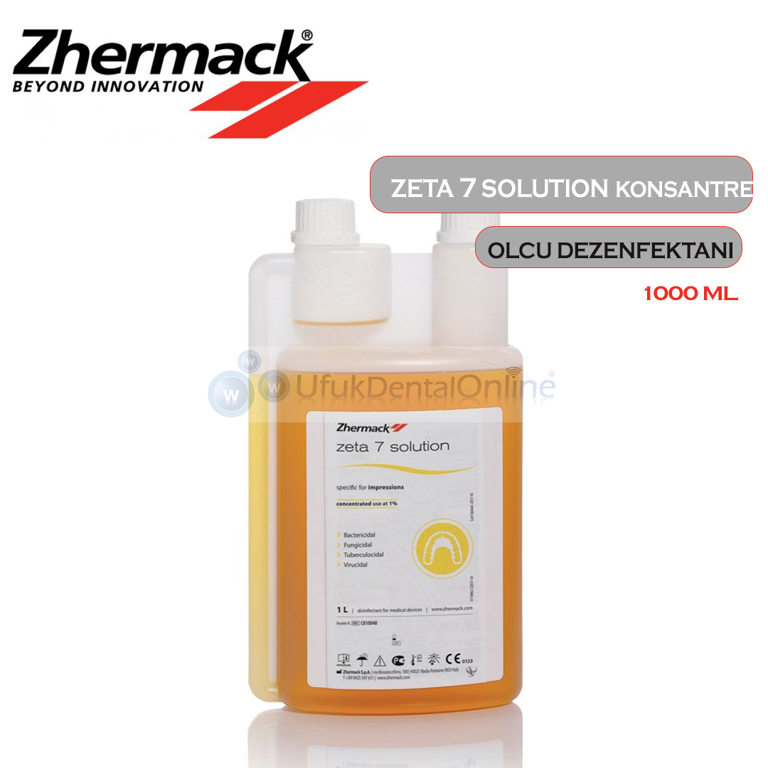 Zhermack Zeta 7 Solution | Konsantre Ölçü Dezenfektanı