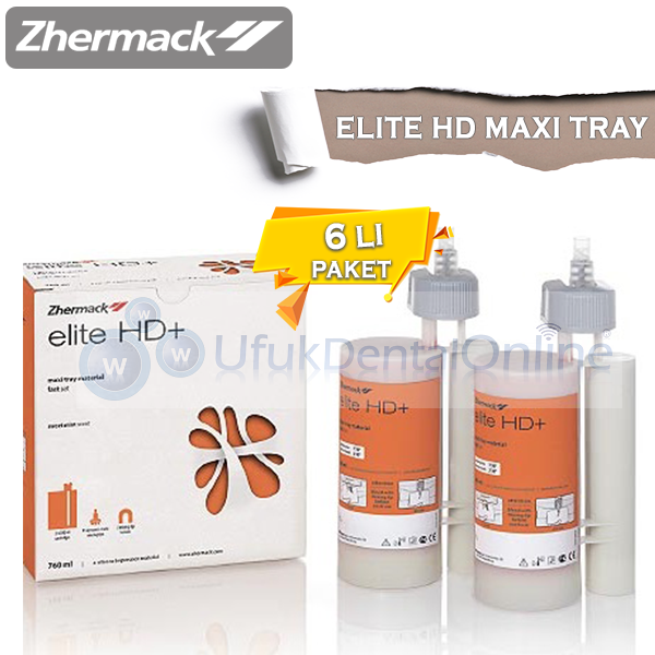 Zhermack Elite HD+ Maxi Tray Makine Ölçüsü 6 lı | Fast Set