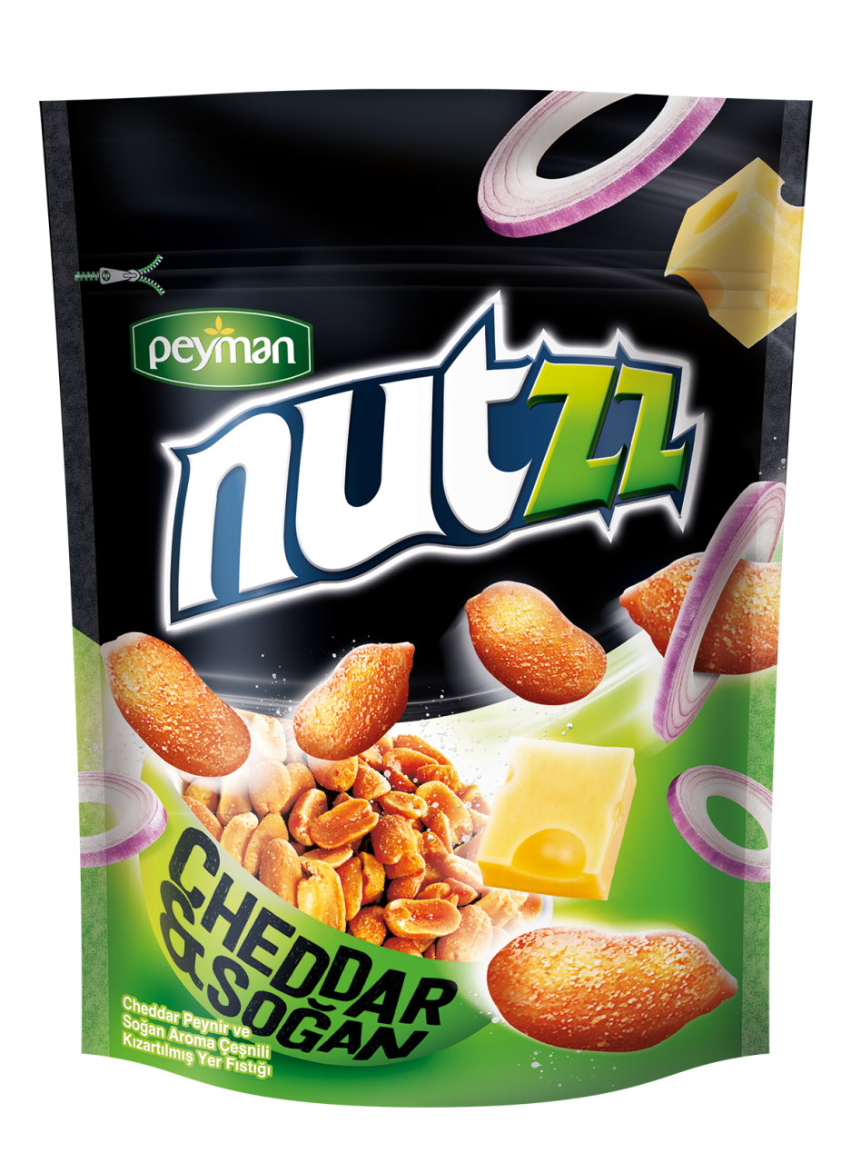 Nutzz Cheddar & Soğanlı Kızartılmış Yer Fıstığı 130G