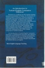 An Introduction to Turkish - English Contrastive Grammar