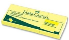Faber-Castell Yapışkan Notluk 50x40mm 3'lü Sarı