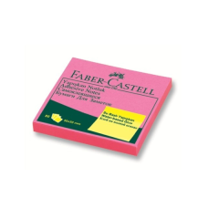 Faber-Castell Yapışkan Notluk 50x50 mm Fosforlu Pembe