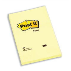 3M Post-it Sarı Düz Yapışkanlı Not Kağıdı 100 Yp 659