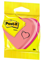 3M Post-it Kalp Şekilli Yapışkanlı Not Kağıdı 225 Yp 2007H