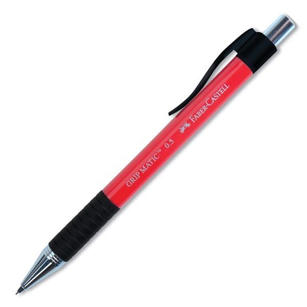 Faber-Castell Grip Matic 1318 Versatil Kurşun Kalem 0.5 mm Kırmızı