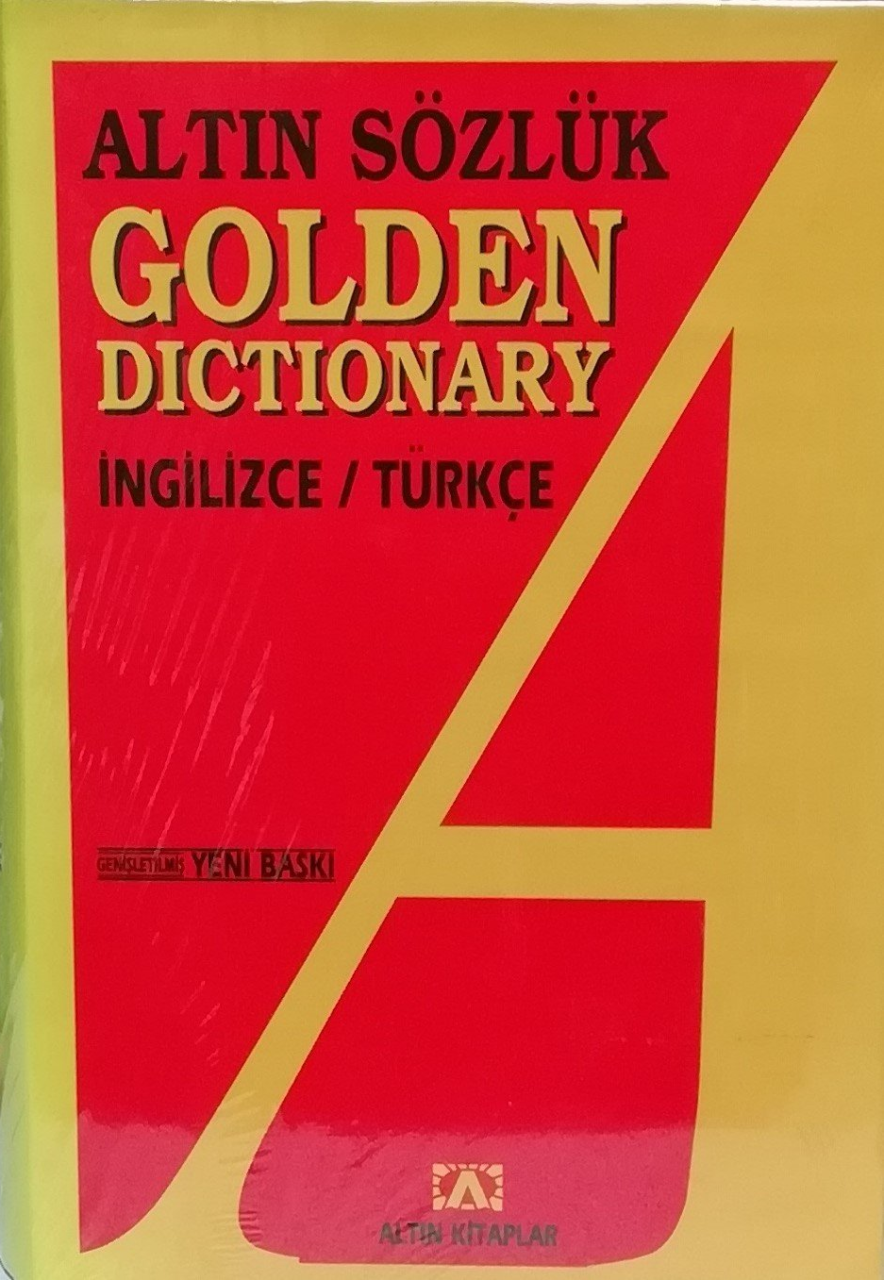 Altın Sözlük Golden Dictionary İngilizce-Türkçe Ciltli Büyük Boy