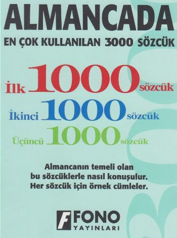 Fono Almancada En Çok Kullanılan 3000 Sözcük