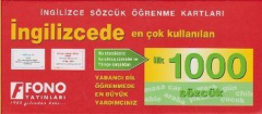 İngilizce İlk 1000 Sözcük Kartları ( İngilizcede en çok kullanılan ilk 1000 sözcük Kutulu )