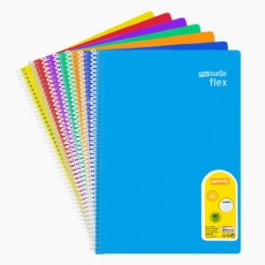 Mynote Flex Spiralli A4 80 Yaprak Kareli Defter