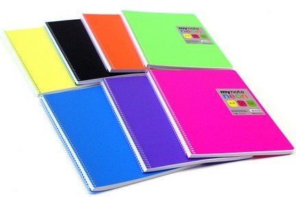 Umur My Note Neon Spiralli Plastik Kapak A4 100 Yaprak Çizgisiz Defter