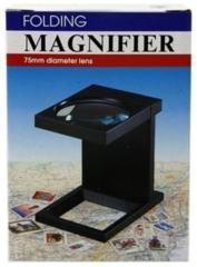 Foldable Magnifier FD-75 Katlanabilir Plastik Lup 75 mm