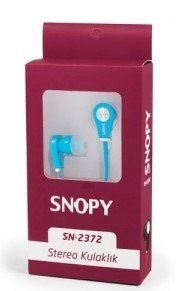 Snopy SN-2372 Mavi Kulak İçi Kulaklık