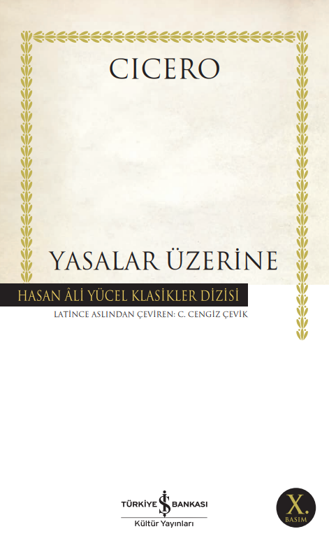 Yasalar Üzerine  Hasan Ali Yücel Klasikleri