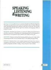 Speaking, Listening & Writing 1 Student’s Book (Basım Yılı: 2001)