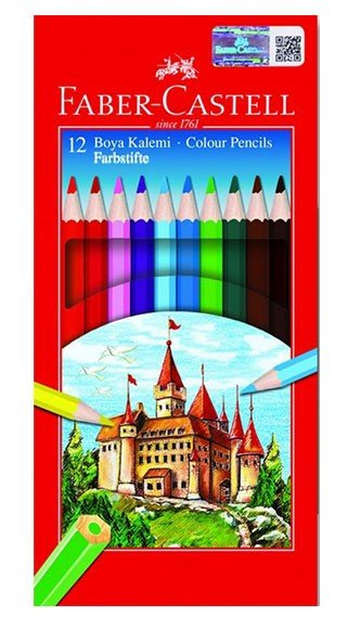 Faber-Castell Boya Kalemi Tam Boy 12 Renk