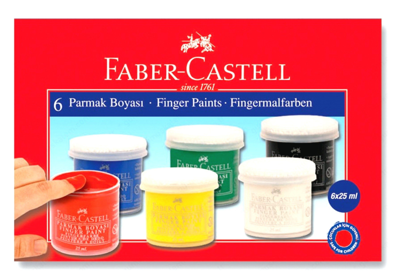 Faber-Castell Parmak Boyası 25 ml 6 Renk